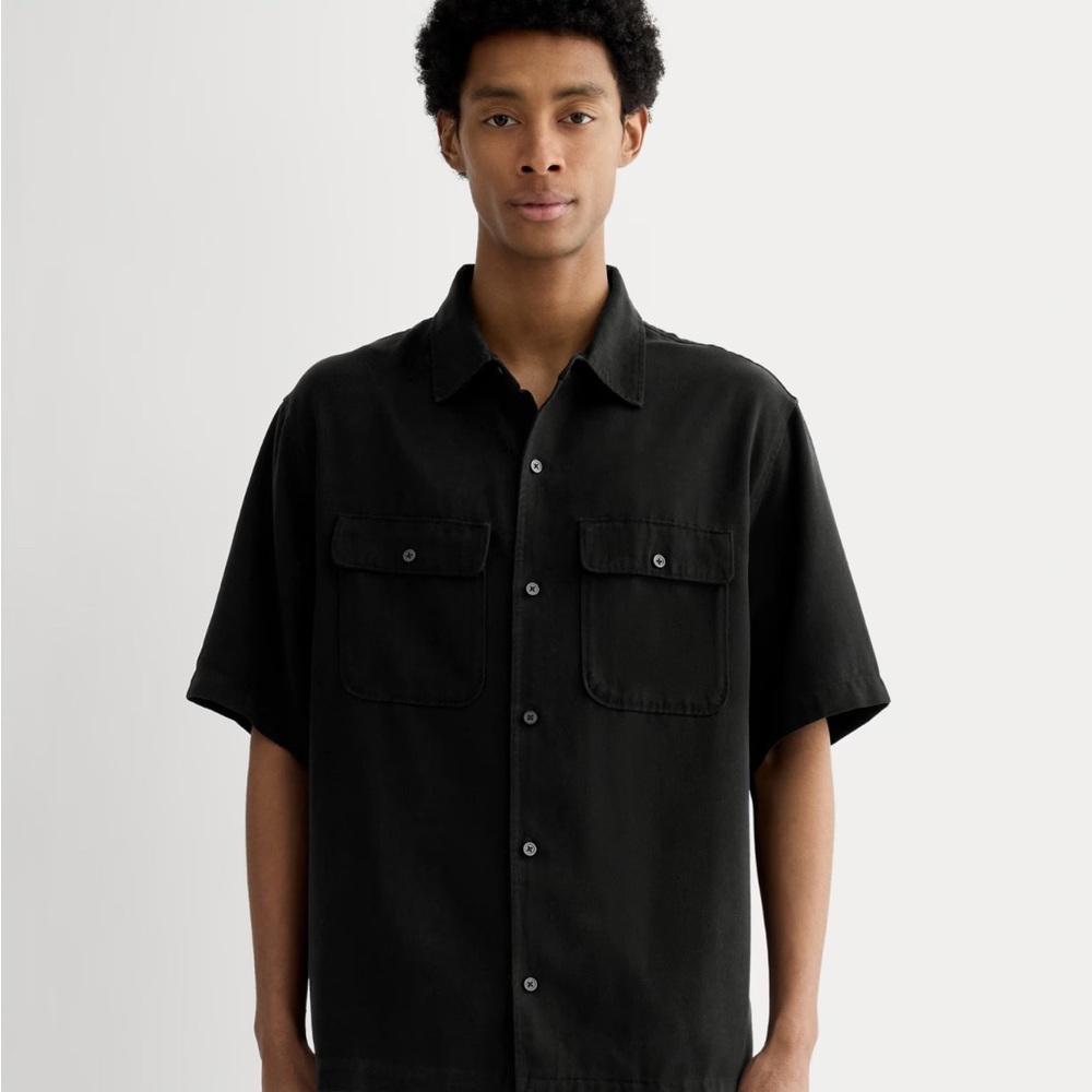 Everlane Black Casual Button Down Shirt